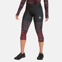 ODLO ZEROWEIGHT PRINT TIGHTS 3/4 W WINETASTING 22 -L'art de l'équipement du cyclisme. 9 102337 tights 3 4 zeroweight print winetasting 422211 15000 03