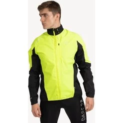 DARE 2B MEDIANT JKT FLUROYLW/BLK 22 -L'art de l'équipement du cyclisme. 9 104320 mediant jkt fluroylw blk dmw456 9sb 06