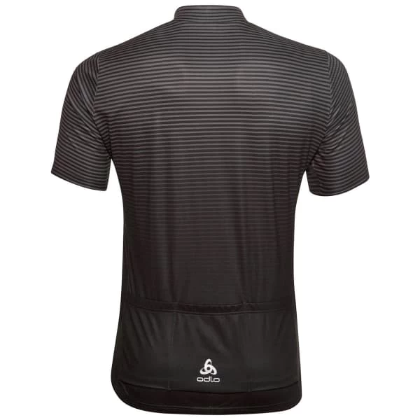 ODLO ESSENTIAL PRINT STAND-UP COLLAR S/S FZ ODLO GRAPHITE GREY/BLACK 23 2 ODLO ESSENTIAL PRINT STAND-UP COLLAR S/S FZ ODLO GRAPHITE GREY/BLACK 23 – Image 2