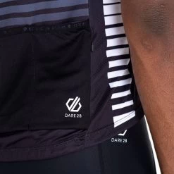 DARE 2B AEP VIRTUOUS S/S JERSEY BLACK UNDER LNED 22 -L'art de l'équipement du cyclisme. 9 105710 dmt624 t11 06