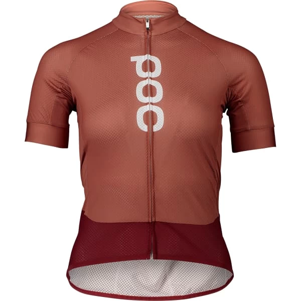 POC W'S ESSENTIAL ROAD LOGO JERSEY HIMALAYAN SALT/GARNET RED 22 1 POC W'S ESSENTIAL ROAD LOGO JERSEY HIMALAYAN SALT/GARNET RED 22
