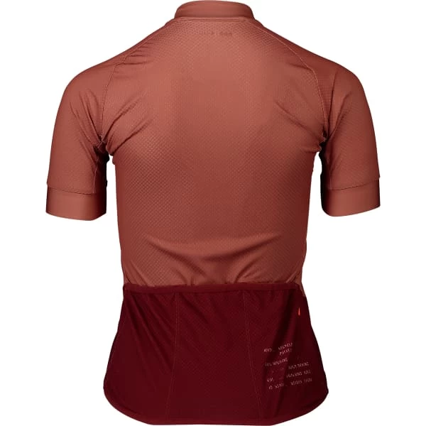 POC W'S ESSENTIAL ROAD LOGO JERSEY HIMALAYAN SALT/GARNET RED 22 2 POC W'S ESSENTIAL ROAD LOGO JERSEY HIMALAYAN SALT/GARNET RED 22 – Image 2