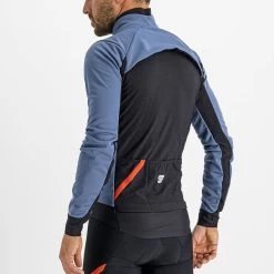 SPORTFUL FIANDRE MEDIUM JACKET BLUE SEA 22 -L'art de l'équipement du cyclisme. 9 107743 fiandre medium jkt blue sea 1121500 435 03