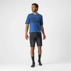 CASTELLI TRAIL TECH TEE BLUE 22 -L'art de l'équipement du cyclisme. 9 108359 trail tech bleu 4522008 417 04
