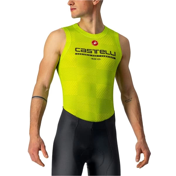 CASTELLI PRO MESH BL SLEEVELESS ELECTRIK YELLOW 22 1 CASTELLI PRO MESH BL SLEEVELESS ELECTRIK YELLOW 22