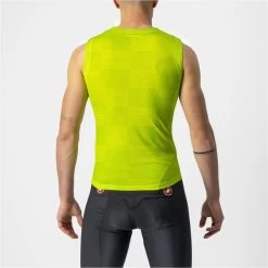 CASTELLI PRO MESH BL SLEEVELESS ELECTRIK YELLOW 22 7 CASTELLI PRO MESH BL SLEEVELESS ELECTRIK YELLOW 22 -L'art de l'équipement du cyclisme. 9 108364 sm pro mesh jaune electrique 4522033 383 04