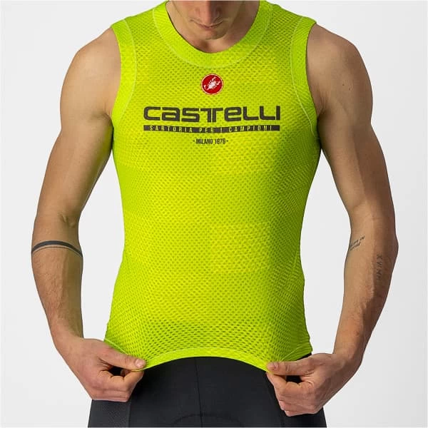 CASTELLI PRO MESH BL SLEEVELESS ELECTRIK YELLOW 22 4 CASTELLI PRO MESH BL SLEEVELESS ELECTRIK YELLOW 22 – Image 4