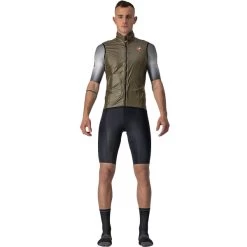 CASTELLI ARIA VEST BROWN GREEN 23 -L'art de l'équipement du cyclisme. 9 108383 aria marron vert 4520057 232 06