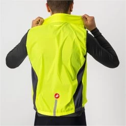 CASTELLI SQUADRA STRETCH VEST NEON YELLOW/DARK GREY 23 8 CASTELLI SQUADRA STRETCH VEST NEON YELLOW/DARK GREY 23 -L'art de l'équipement du cyclisme. 9 108385 squadra stretch jaune fluo gris fonce 4521512 032 03
