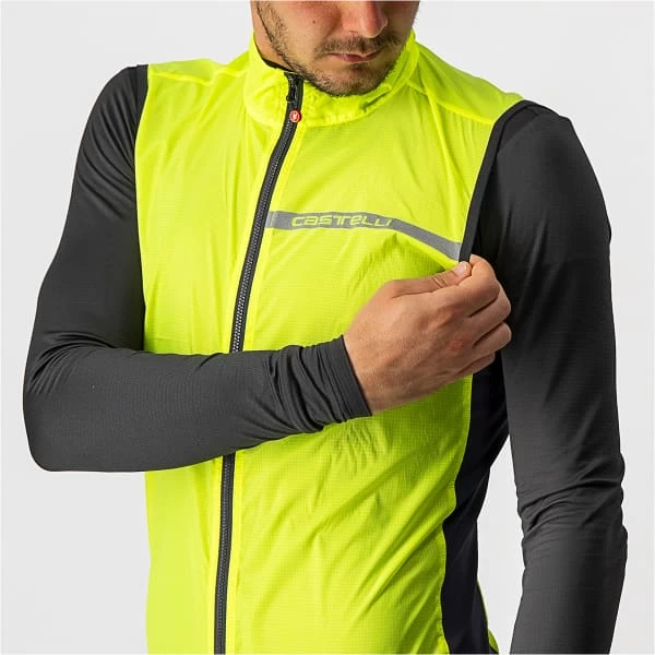CASTELLI SQUADRA STRETCH VEST NEON YELLOW/DARK GREY 23 4 CASTELLI SQUADRA STRETCH VEST NEON YELLOW/DARK GREY 23 – Image 4