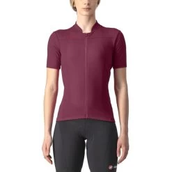 CASTELLI ANIMA 3 JERSEY W BURGUNDY/RED 22