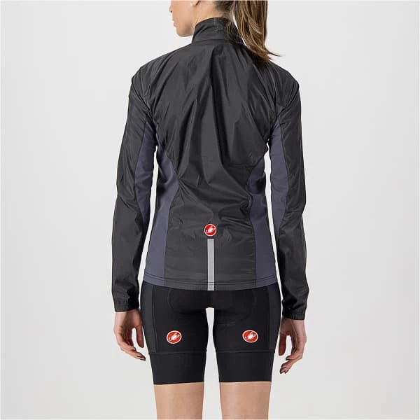 CASTELLI SQUADRA STRETCH JACKET W BLACK/DARK GREY 23 2 CASTELLI SQUADRA STRETCH JACKET W BLACK/DARK GREY 23 – Image 2