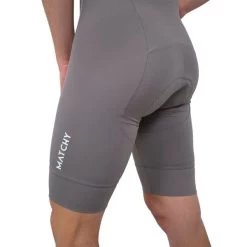 MATCHY CYCLING BIB SHORT ESSENTIAL TAUPE 23 -L'art de l'équipement du cyclisme. 9 109061 bib short essential taupe essential cu tau 03