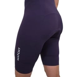 MATCHY CYCLING BIB SHORT ESSENTIAL W AUBERGINE 23 -L'art de l'équipement du cyclisme. 9 109066 bib short essential w aubergine essential cu aub 04