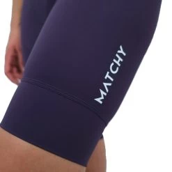 MATCHY CYCLING BIB SHORT ESSENTIAL W AUBERGINE 23 -L'art de l'équipement du cyclisme. 9 109066 bib short essential w aubergine essential cu aub 05