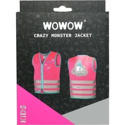 WOWOW CRAZY MONSTER KIDS VEST PINK 22 -L'art de l'équipement du cyclisme. 9 111007 crazy monster kids vest pink wo00126p 03