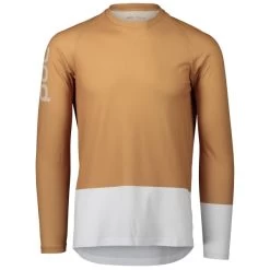 POC MTB PURE LS JERSEY ARAGONITE BROWN/HYDROGEN WHITE 22
