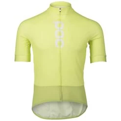 POC M'S ESSENTIAL ROAD LOGO JERSEY LEMON CALCITE 22