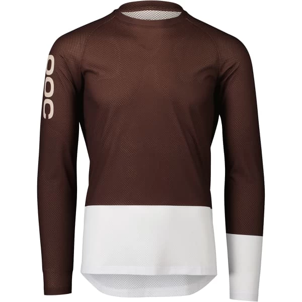 POC MTB PURE LS JERSEY AXINITE BROWN/HYDROGEN WHITE 23 1 POC MTB PURE LS JERSEY AXINITE BROWN/HYDROGEN WHITE 23