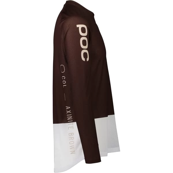 POC MTB PURE LS JERSEY AXINITE BROWN/HYDROGEN WHITE 23 3 POC MTB PURE LS JERSEY AXINITE BROWN/HYDROGEN WHITE 23 – Image 3
