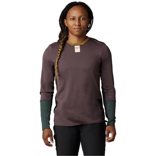 FOX W DEFEND LS JERSEY MEDIUM BROWN 23 2 FOX W DEFEND LS JERSEY MEDIUM BROWN 23 – Image 2