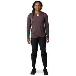 FOX W DEFEND LS JERSEY MEDIUM BROWN 23 9 FOX W DEFEND LS JERSEY MEDIUM BROWN 23 -L'art de l'équipement du cyclisme. 9 118475 w defend ls jersey medium brown 28968 602 04