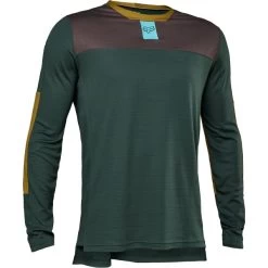 FOX DEFEND LS JERSEY FOXHEAD EMERALD 23