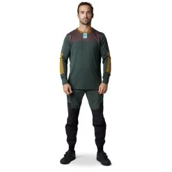 FOX DEFEND LS JERSEY FOXHEAD EMERALD 23 9 FOX DEFEND LS JERSEY FOXHEAD EMERALD 23 -L'art de l'équipement du cyclisme. 9 118483 defend ls jersey head emerald 28988 294 04