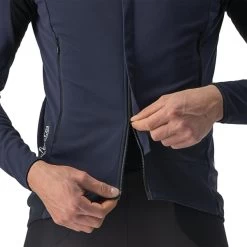 CASTELLI PERFETTO ROS 2 JKT SAVILE BLUE/SILVER GRAY 23 -L'art de l'équipement du cyclisme. 9 118736 perfetto ros 2 jkt savile blue silver gray 4522511 414 03
