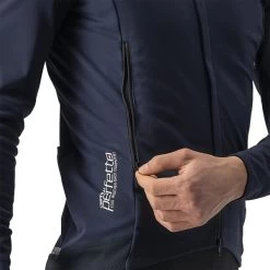 CASTELLI PERFETTO ROS 2 JKT SAVILE BLUE/SILVER GRAY 23 -L'art de l'équipement du cyclisme. 9 118736 perfetto ros 2 jkt savile blue silver gray 4522511 414 06