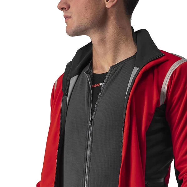 CASTELLI ALPHA ROS 2 JACKET RED/SILVER REFLEX-DARK GRAY 23 5 CASTELLI ALPHA ROS 2 JACKET RED/SILVER REFLEX-DARK GRAY 23 – Image 5