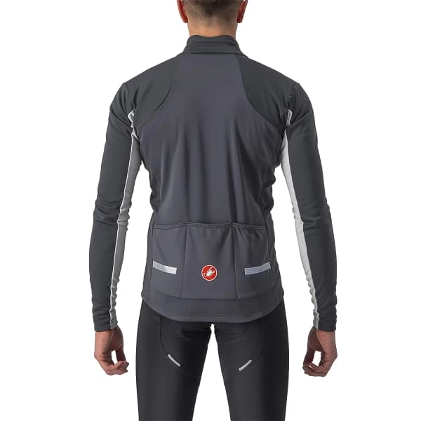 CASTELLI MORTIROLO 6S JACKET DARK GRAY/SILVER GRAY-RED REFL 23 2 CASTELLI MORTIROLO 6S JACKET DARK GRAY/SILVER GRAY-RED REFL 23 – Image 2