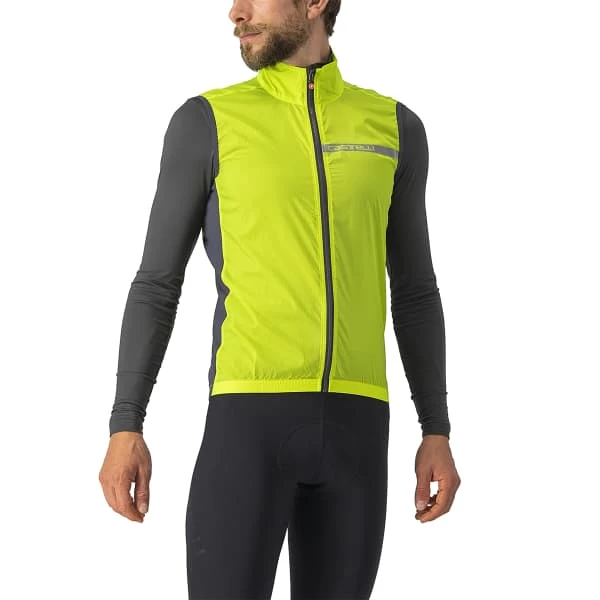 CASTELLI SQUADRA STRETCH VEST ELECTRIC LIME/DARK GRAY 23 1 CASTELLI SQUADRA STRETCH VEST ELECTRIC LIME/DARK GRAY 23