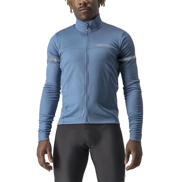 CASTELLI FONDO 2 JERSEY FZ STEEL BLUE/BLUE REFLEX 23 1 CASTELLI FONDO 2 JERSEY FZ STEEL BLUE/BLUE REFLEX 23