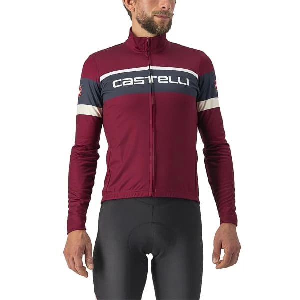 CASTELLI PASSISTA JERSEY BORDEAUX/SAVILE BLUE-CHALK 23 1 CASTELLI PASSISTA JERSEY BORDEAUX/SAVILE BLUE-CHALK 23
