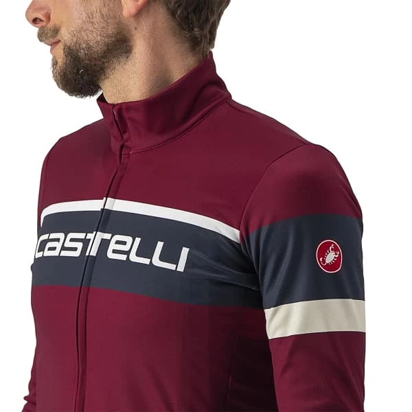 CASTELLI PASSISTA JERSEY BORDEAUX/SAVILE BLUE-CHALK 23 3 CASTELLI PASSISTA JERSEY BORDEAUX/SAVILE BLUE-CHALK 23 – Image 3