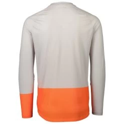 POC MTB PURE LS JERSEY GRANITE GREY/ZINK ORANGE 23 -L'art de l'équipement du cyclisme. 9 125817 52844 8287 03