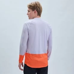 POC MTB PURE LS JERSEY GRANITE GREY/ZINK ORANGE 23 -L'art de l'équipement du cyclisme. 9 125817 52844 8287 04