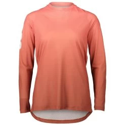 POC W'S ESSENTIAL MTB LITE LS JERSEY GRADIENT AMMOLITE CORAL 23