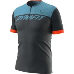 DYNAFIT RIDE LIGHT 1/2 ZIP SS TEE BLUEBERRY 23