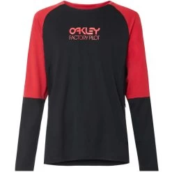 OAKLEY SWITCHBACK LS TRAIL TEE BLACKOUT 21