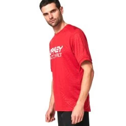 OAKLEY PIPELINE TRAIL TEE RED LINE 21 11 OAKLEY PIPELINE TRAIL TEE RED LINE 21 -L'art de l'équipement du cyclisme. 9 86012 foa401894 465 06