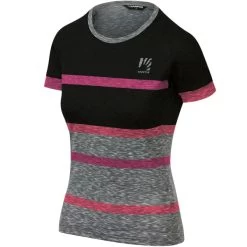 KARPOS VERVE W TEE BLACK/CABARET 21