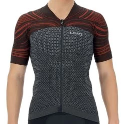 UYN BIKING MAN COOLBOOST OW SHIRT SH_SL SHARKSKIN/RED WAGON 21