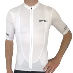 MATCHY CYCLING MAILLOT ESSENTIEL BLANC 22