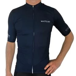 MATCHY CYCLING MAILLOT ESSENTIEL BLEU MARINE 21