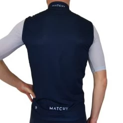 MATCHY CYCLING GILET BLEU MARINE 21 -L'art de l'équipement du cyclisme. 9 89156 gilet bleu marine gilet bm 05