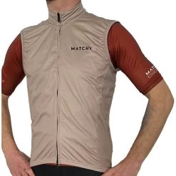 MATCHY CYCLING GILET BEIGE 21